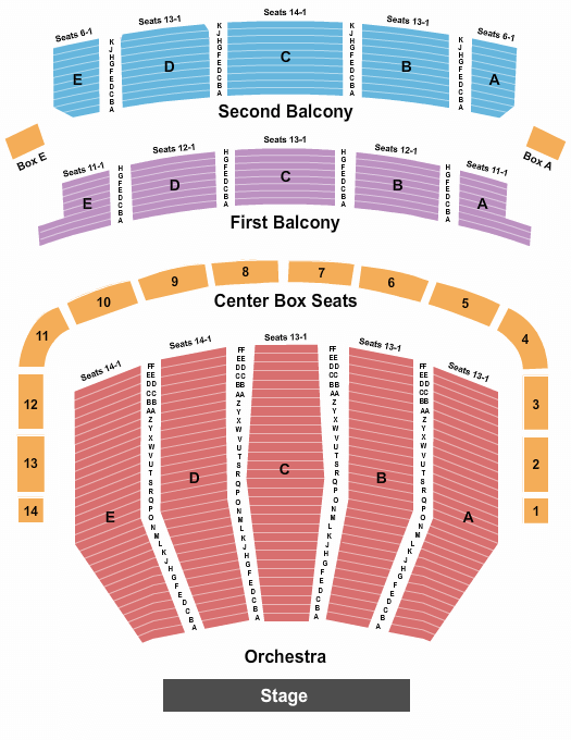 Keller Auditorium The Outsiders Seating Chart